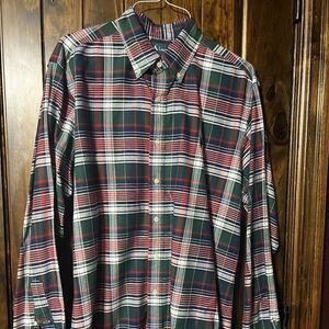 Ralph Lauren Classic Fit Long Sleeve Button Down Collared Shirt Size 16 34/35